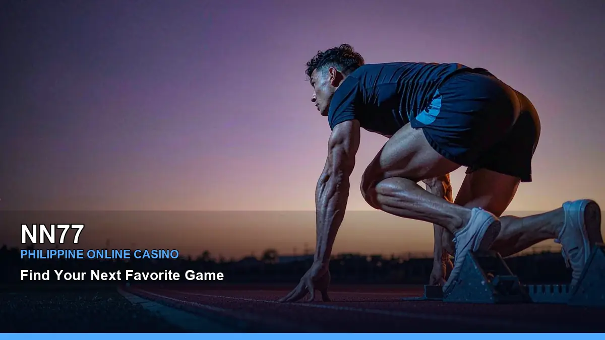 NN77 online sports betting in a sprint start scene for the NN77 brand search, casino access, games, account help and safer