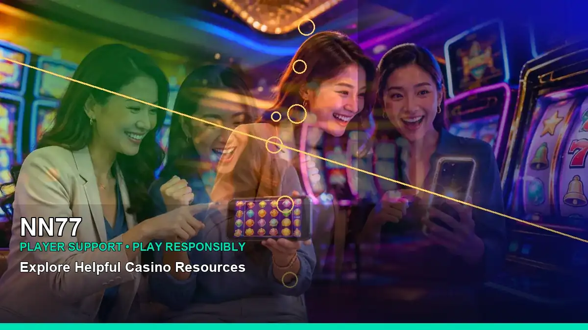 NN77 right-diagonal VIP casino rewards highlighting mobile-friendly casino play