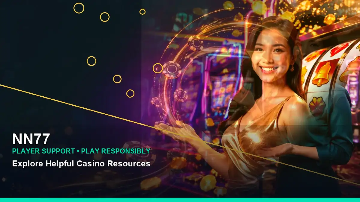 NN77 right-framed lucky reels online slot games highlighting mobile-friendly casino play